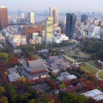 View of Zojo-ji Temple from Tokyo Tower