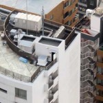 Rooftop wedding party